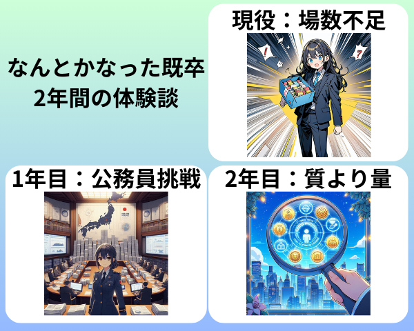 なんとかなった既卒2年間の体験談